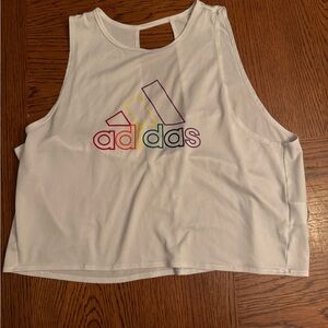 Rainbow Adidas Racerback Running Tank